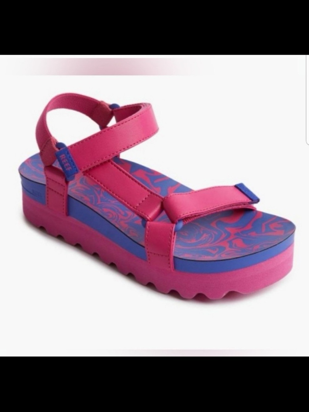 NWT Reef Rem Hi x SANCTUARY Pink Aura Platform Sandals Women’s Size 9